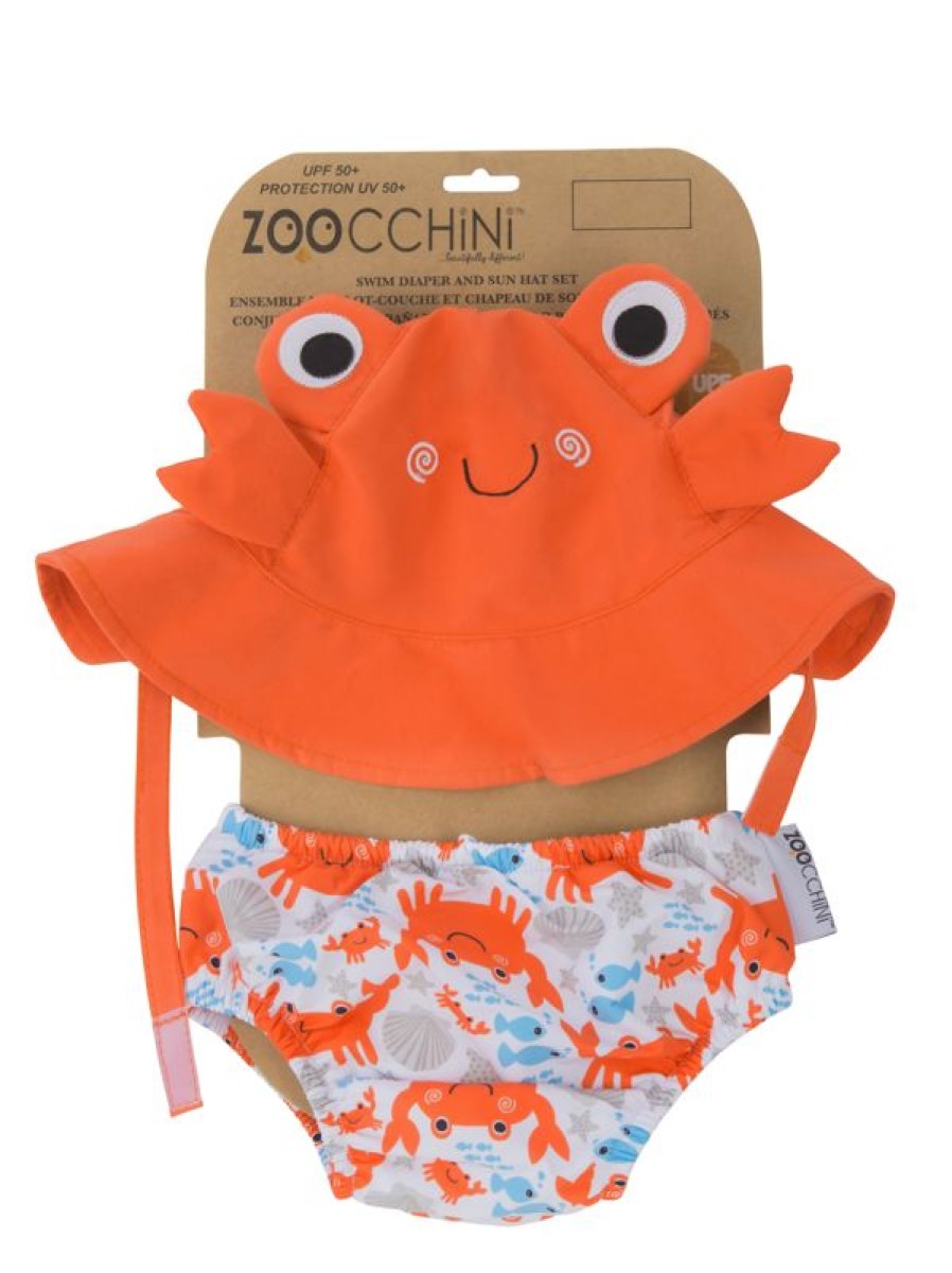 Zoocchini Camisa Y Gorro De Cangrejo (3-6M) - Zoocchini | Barcos, Juguetes Para El Agua Y La Playa