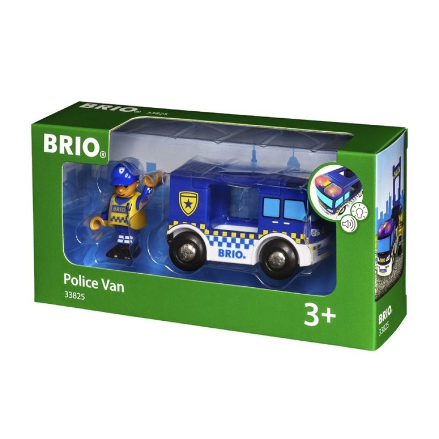 Brio Camion De Policia - Sonido Y Luz - Brio | Locomotoras, Vagones Y Trenes Brio