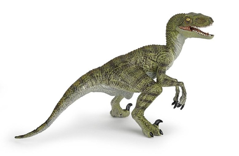 Papo Figura Velociraptor Verde - Papo | Dinosaurios