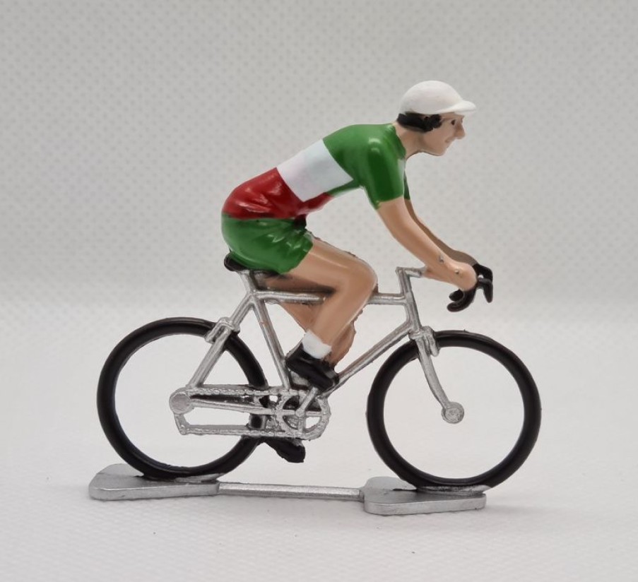 Fonderie Roger Figurita De Ciclista R Campeon De Italia Maillot - Fonderie Roger | Ciclistas En Miniatura