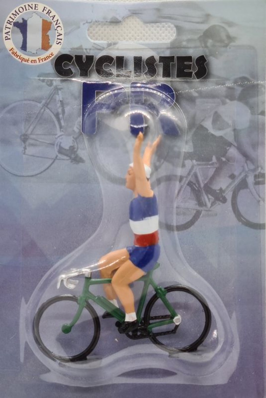 Fonderie Roger Figurita Ciclista D Ganador Del Maillot De Campeon De Francia - Fonderie Roger | Ciclistas En Miniatura