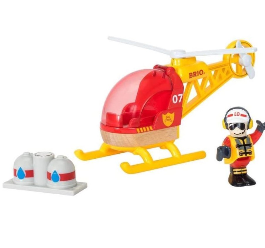 Brio Helicoptero De Los Bomberos - Brio | Locomotoras, Vagones Y Trenes Brio