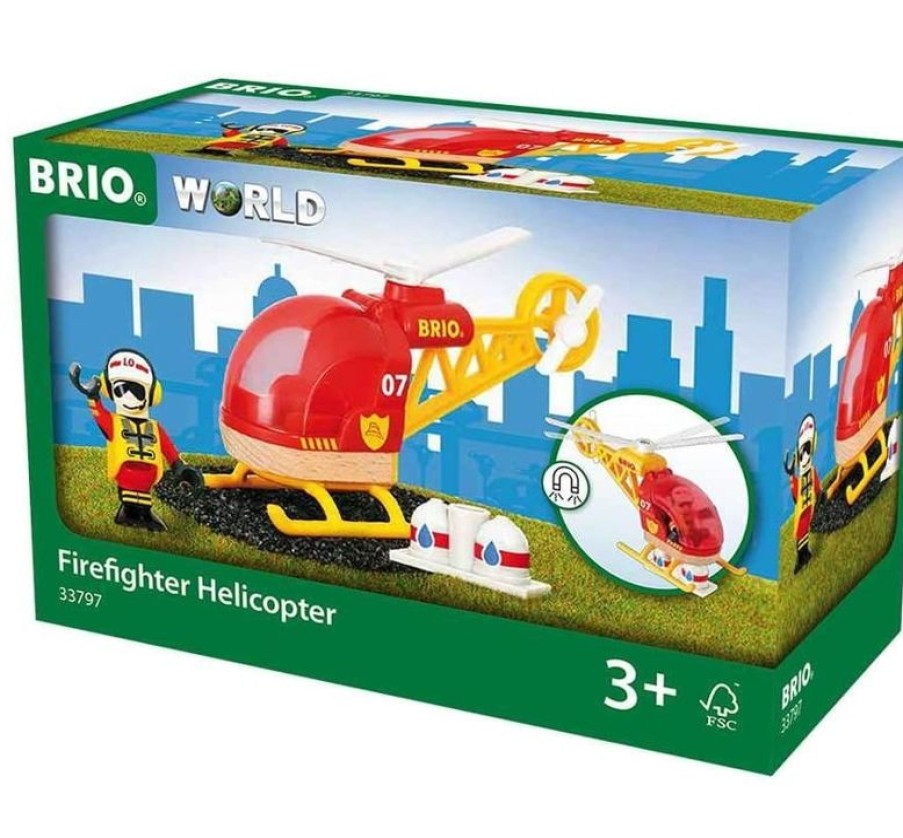 Brio Helicoptero De Los Bomberos - Brio | Locomotoras, Vagones Y Trenes Brio