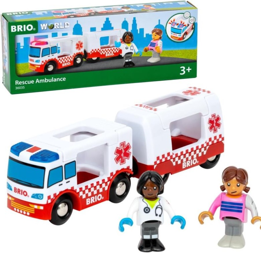 Brio Camion Ambulancia - Luz Y Sonido - Brio | Locomotoras, Vagones Y Trenes Brio