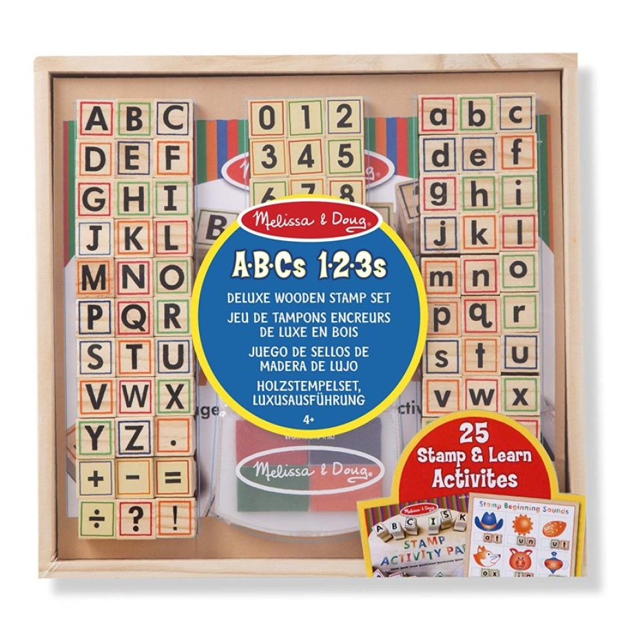 Melissa & Doug Almohadillas De Tinta Abc 123 - Melissa & Doug | Actividades Creativas De Ocio