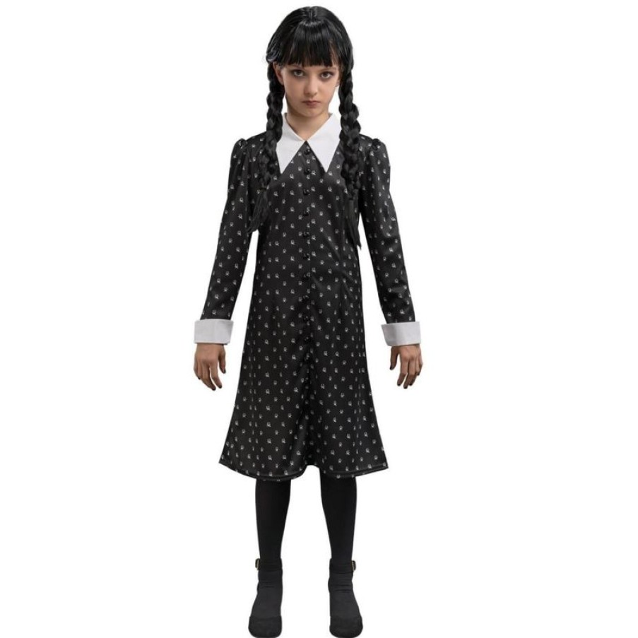 Chaks Vestido Negro Wednesday The Addams Family 140Cm - Chaks | Disfraces