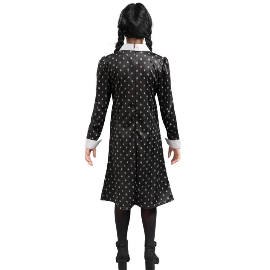 Chaks Vestido Negro Wednesday The Addams Family 140Cm - Chaks | Disfraces