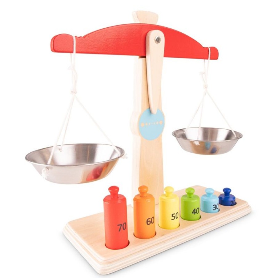 New Classic Toys Balanza Con Peso - New Classic Toys | La Cocina, El Tendero...