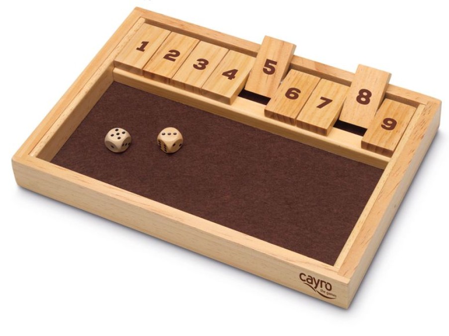 Cayro Shut The Box - Juego De Dados - Cayro | Juegos De Cartas Y Dados