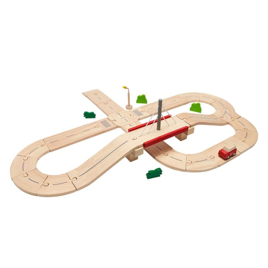 Plan Toys Caja De La Carretera - Plan Toys | Circuitos Routiers, Garajes, Estaciones-Servicios...