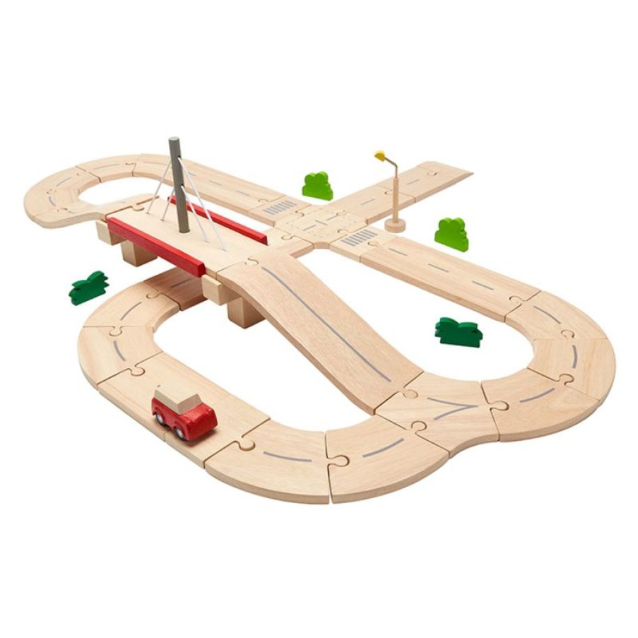 Plan Toys Caja De La Carretera - Plan Toys | Circuitos Routiers, Garajes, Estaciones-Servicios...