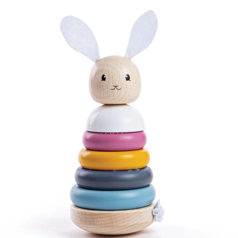 Bigjigs Toys Conejo Apilable De Madera - Bigjigs Toys | Bloques Y Juguetes Apilables