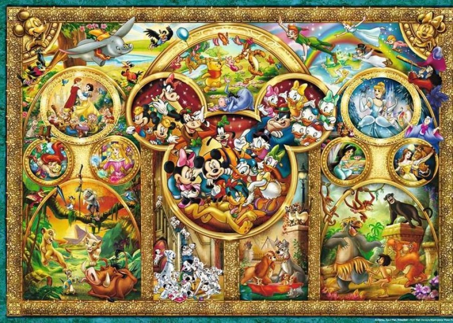 Ravensburger Puzzle Temi Disney 1000 Piezas - Ravensburger | Puzzles De 250 Piezas Y Mas