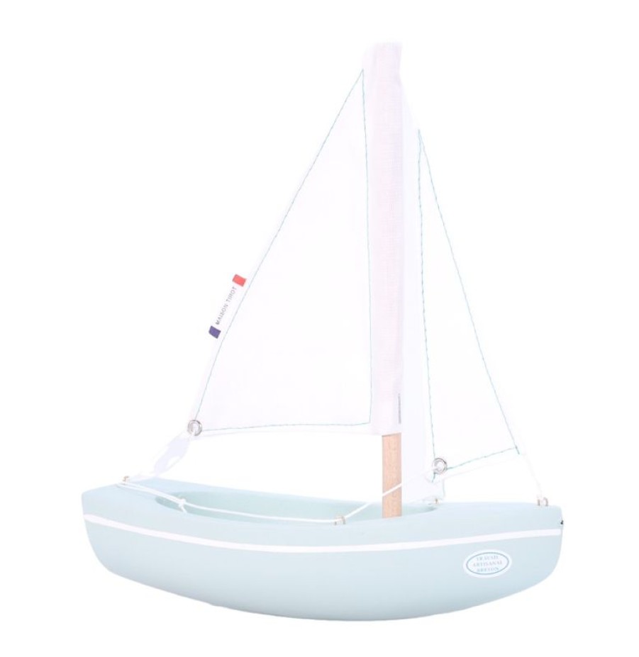 Maison Tirot Barco Sloop Verde Agua 21Cm - Maison Tirot | Barcos, Juguetes Para El Agua Y La Playa