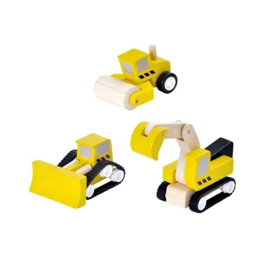 Plan Toys Vehiculos De Construccion De Carreteras - Plan Toys | Gruas, Tractores, Aviones...