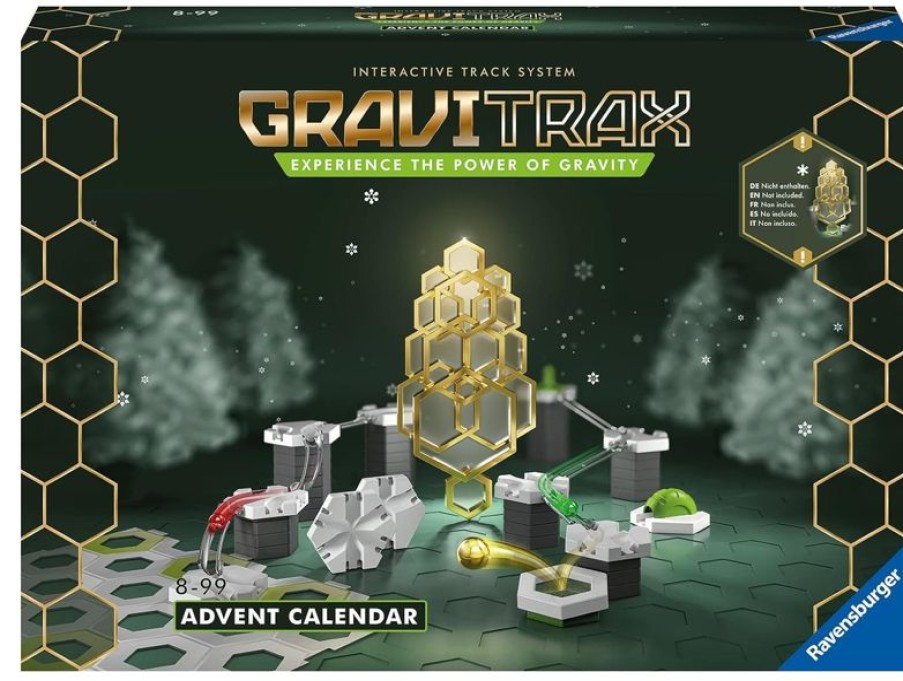 Ravensburger Calendario De Adviento Gravitrax - Ravensburger | Circuitos Y Toboganes De Bolas