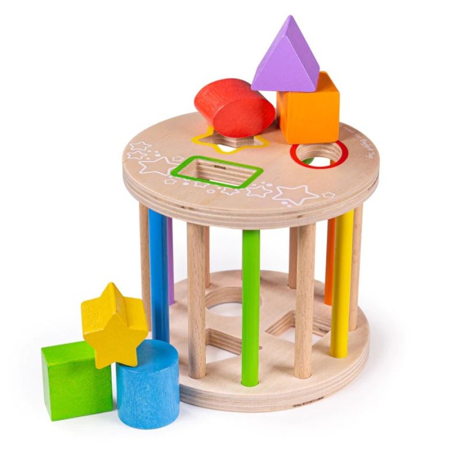 Bigjigs Toys Clasificador De Forma De Madera - Bigjigs Toys | Cajas De Forma