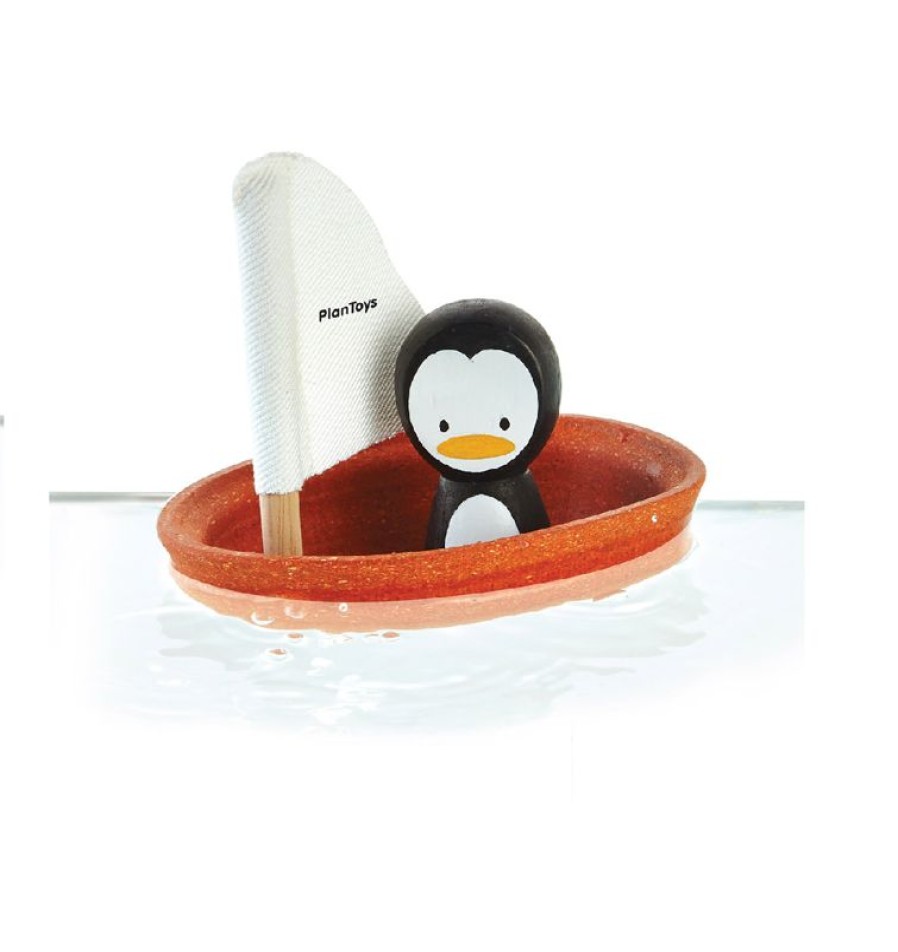 Plan Toys Barco Pinguino - Plan Toys | Juguetes Para El Bano