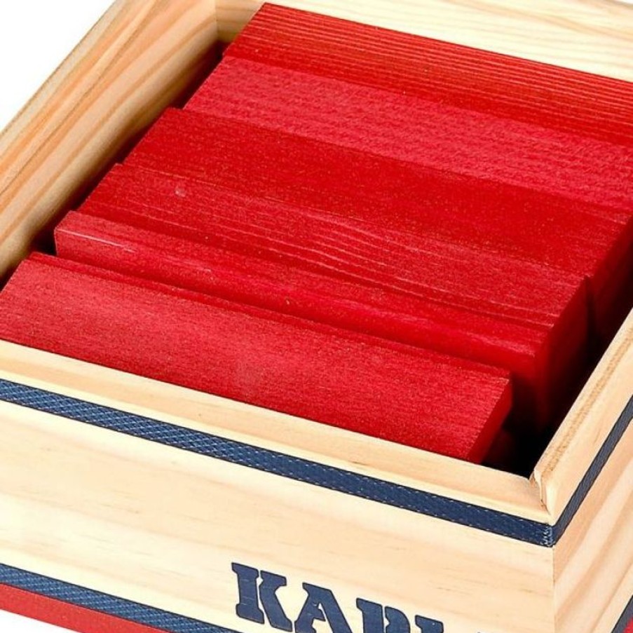 Kapla Cuadrado 40 Rojo - Kapla | Tablas De Madera