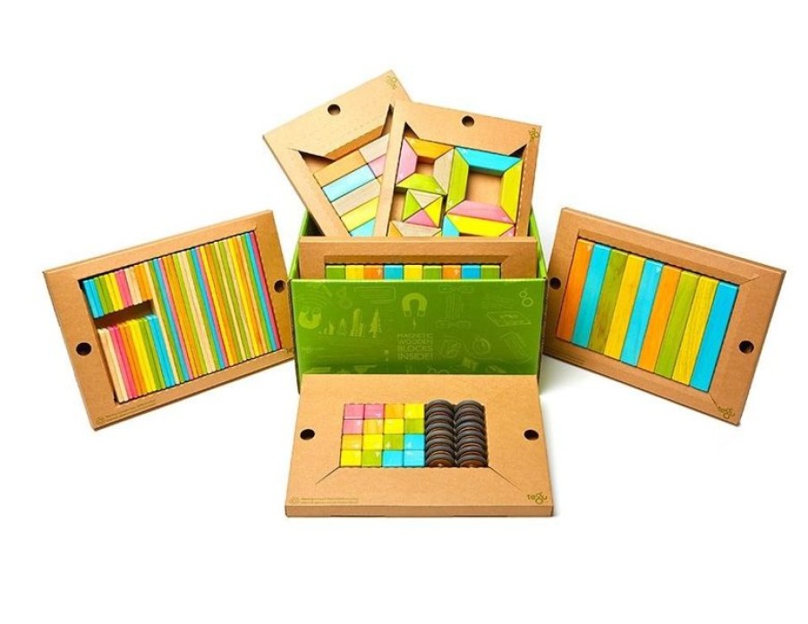 Tegu Bloques Magneticos Kit Para El Aula 130 Unidades - Tegu | Imanes, Libros Magneticos Y Juegos Magneticos