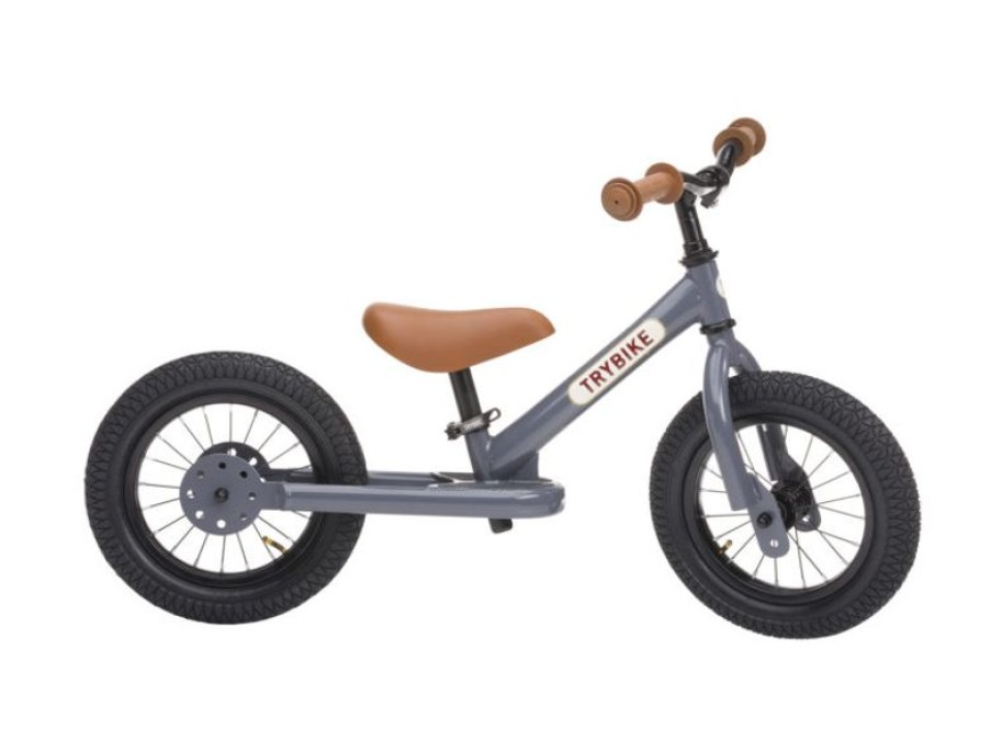 Trybike Trybike Steel Draisienne Gris Antracita - Trybike | Draisiennes Y Bicicletas De Madera