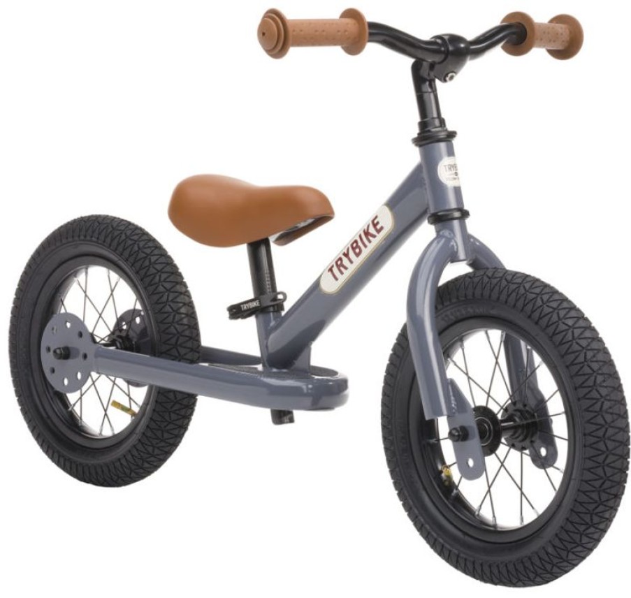 Trybike Trybike Steel Draisienne Gris Antracita - Trybike | Draisiennes Y Bicicletas De Madera