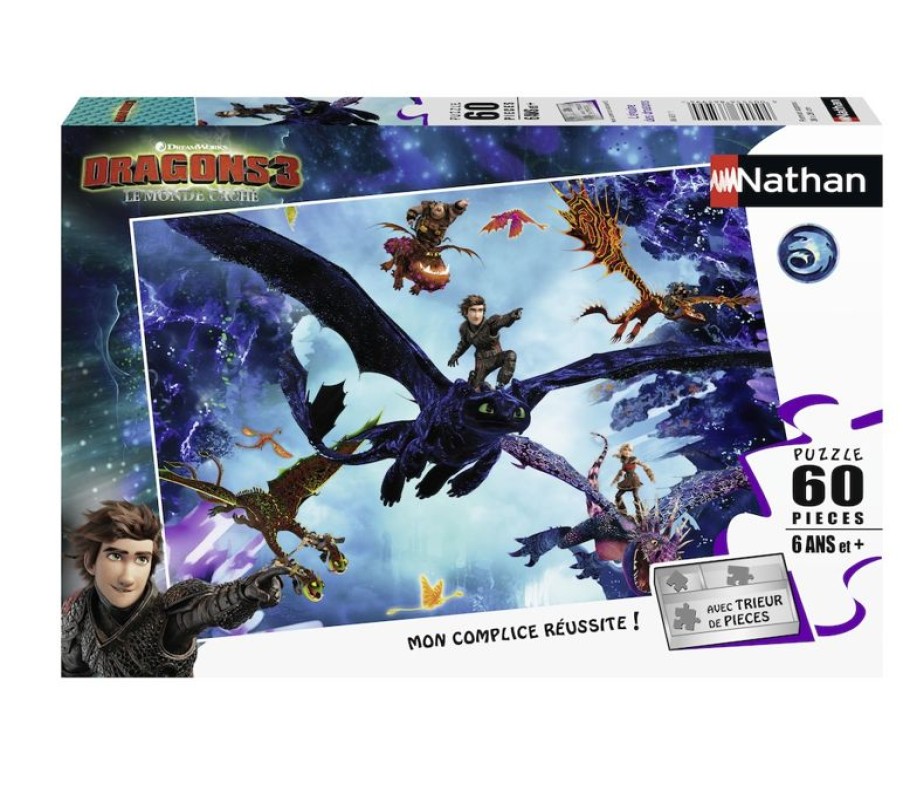 Nathan Puzzle Del Equipo Dragon 60 Piezas - Nathan | Puzzles De 50 A 80 Piezas