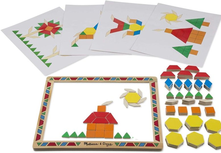 Melissa & Doug Pizarra Magnetica Y Kit De Patrones - Melissa & Doug | Imanes, Libros Magneticos Y Juegos Magneticos