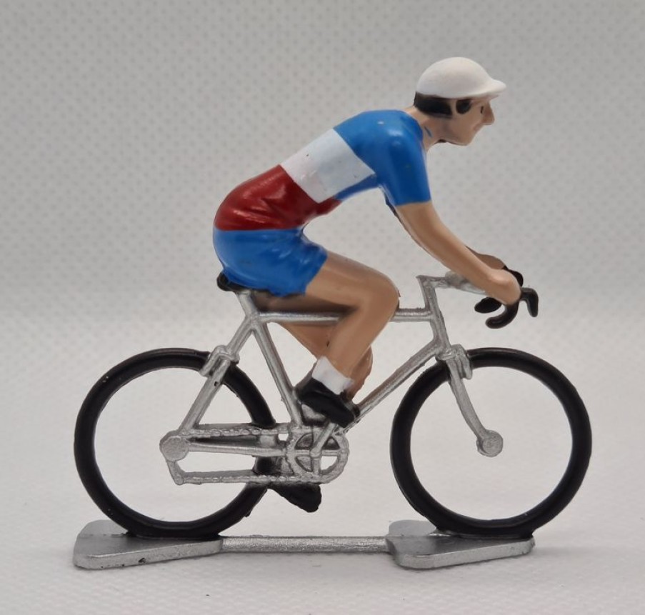 Fonderie Roger Figura De Ciclista R Maillot De Campeon De Francia - Fonderie Roger | Ciclistas En Miniatura