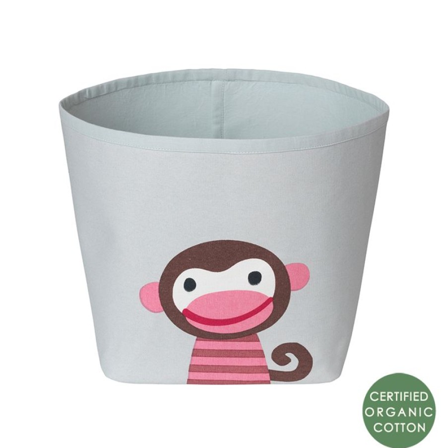 Franck & Fischer Ida Toy Basket Monkey Clear - Franck & Fischer | Cajas De Juguetes Y Muebles De Almacenamiento