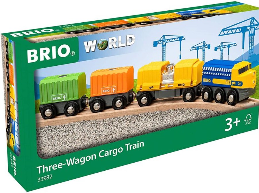 Brio Tren De Mercancias Largo - Brio | Locomotoras, Vagones Y Trenes Brio