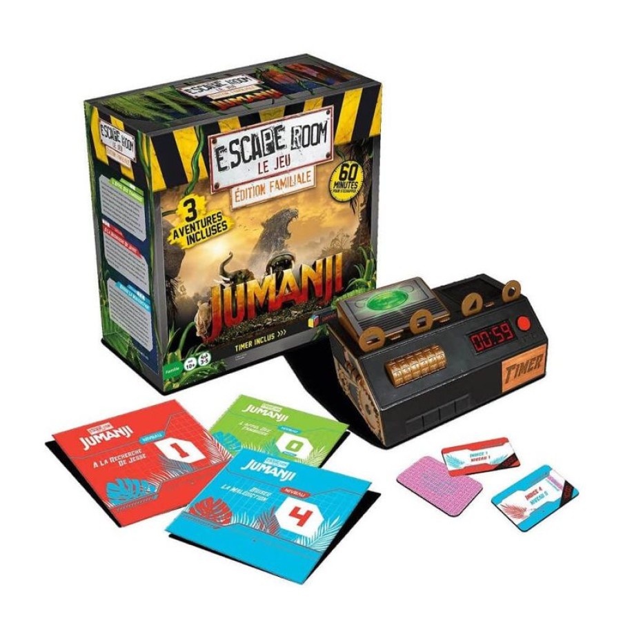 Riviera games Juegos De Escape Jumanji - Caja De 3 Juegos - Riviera Games | Puzzles Y Rompecabezas