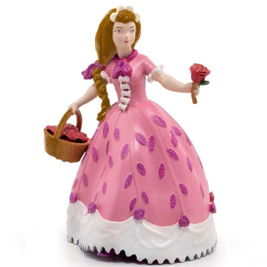 Papo Figura Princesa Con Rosa Rosa Papo | Cuentos Y Leyendas