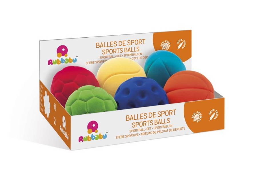 Rubbabu Juego De 6 Balones Deportivos - Rubbabu | Diabolos Y Malabares