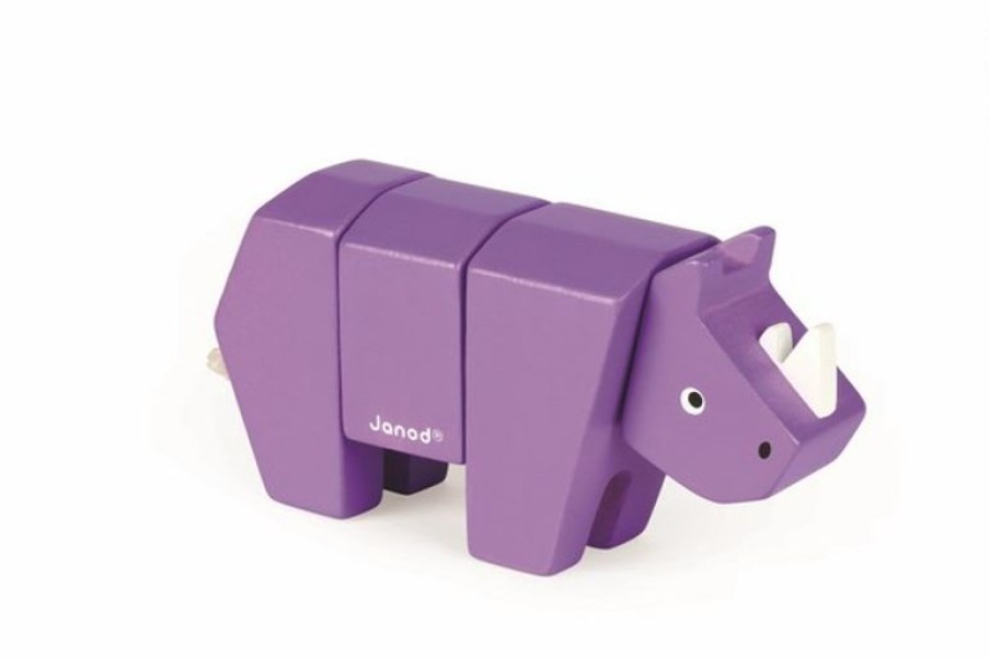 Janod Divertido Kit Rhino - Janod | Juguetes Para El Aprendizaje Temprano Y La Motricidad