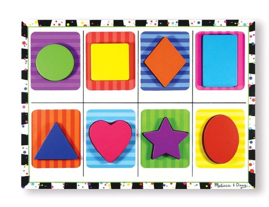 Melissa & Doug Puzzle De Colores Y Formas - Melissa & Doug | Puzzles Para Ninos