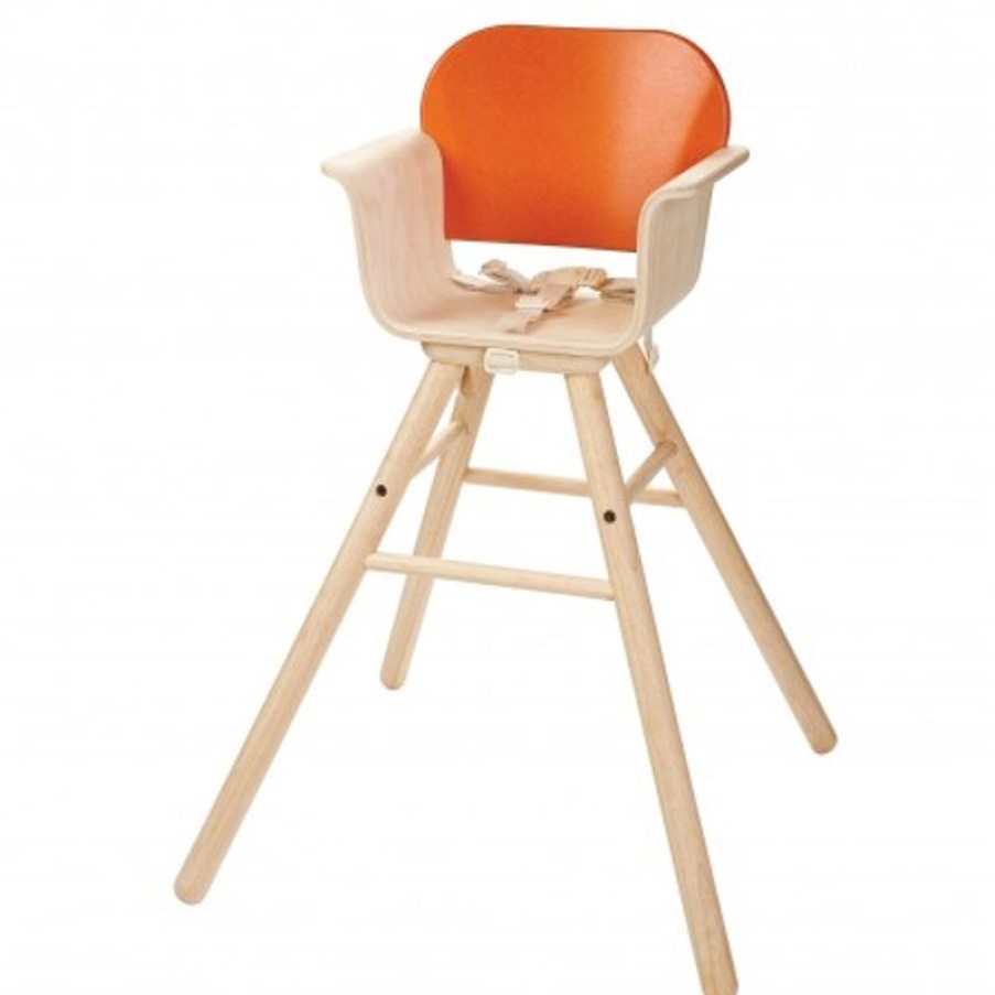 Plan Toys Silla De Bar - Naranja - Plan Toys | Mobiliario De Guarderia