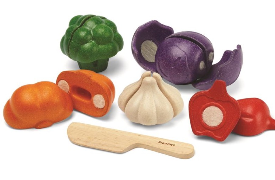 Plan Toys 5 Surtido De Verduras - Plan Toys | La Cocina, El Tendero...