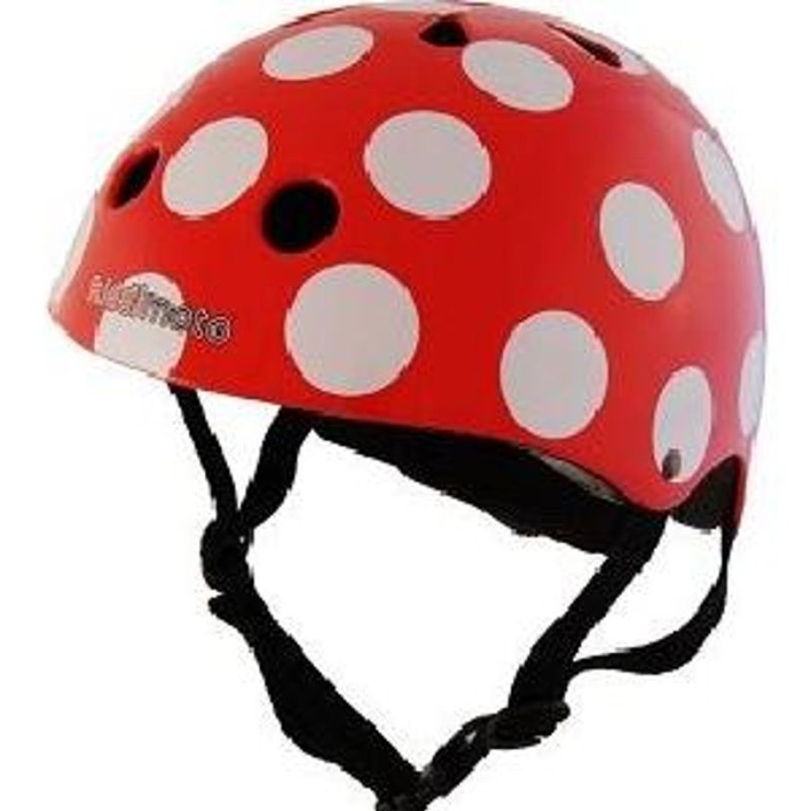 Kiddimoto Casque Red Dotty Small - Kiddimoto | Cascos Y Guantes