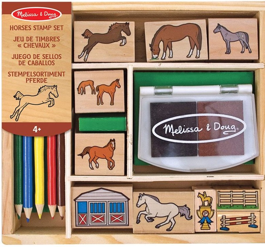 Melissa & Doug Sellos Para Caballos - Melissa & Doug | Actividades Creativas De Ocio