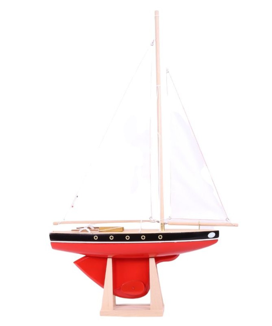 Maison Tirot Velero Le Tirot Rojo 40Cm - Maison Tirot | Barcos, Juguetes Para El Agua Y La Playa