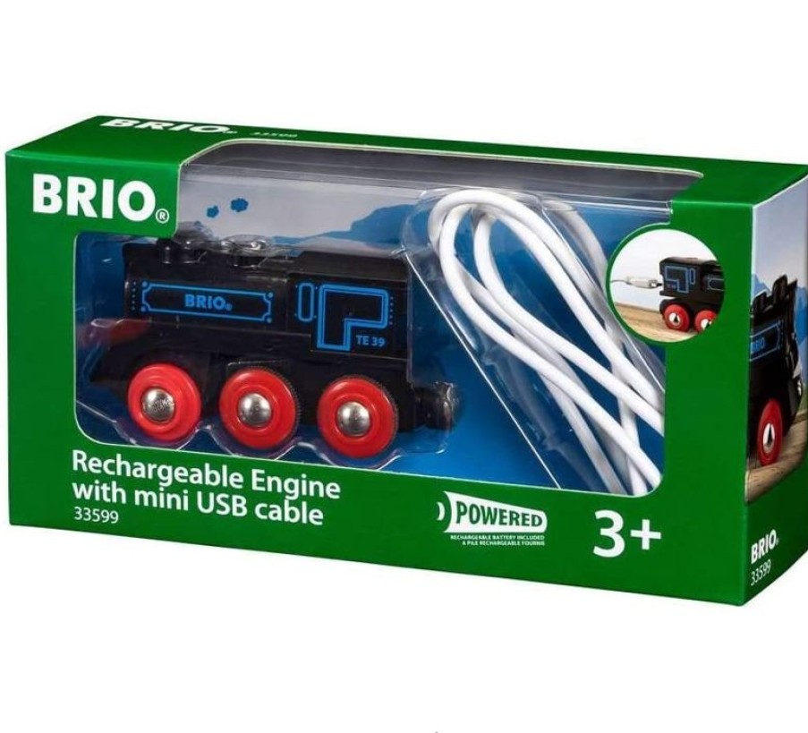 Brio Locomotora Recargable Con Minicable - Brio | Locomotoras, Vagones Y Trenes Brio