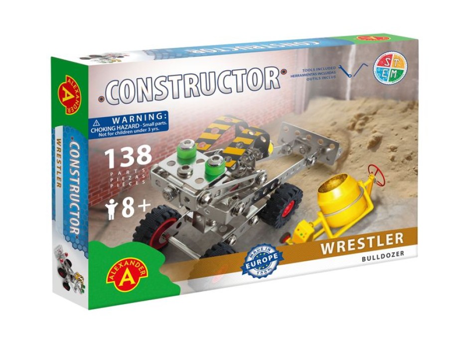 Alexander Toys Constructor Luchador - Bulldozer - Alexander Toys | Constructor