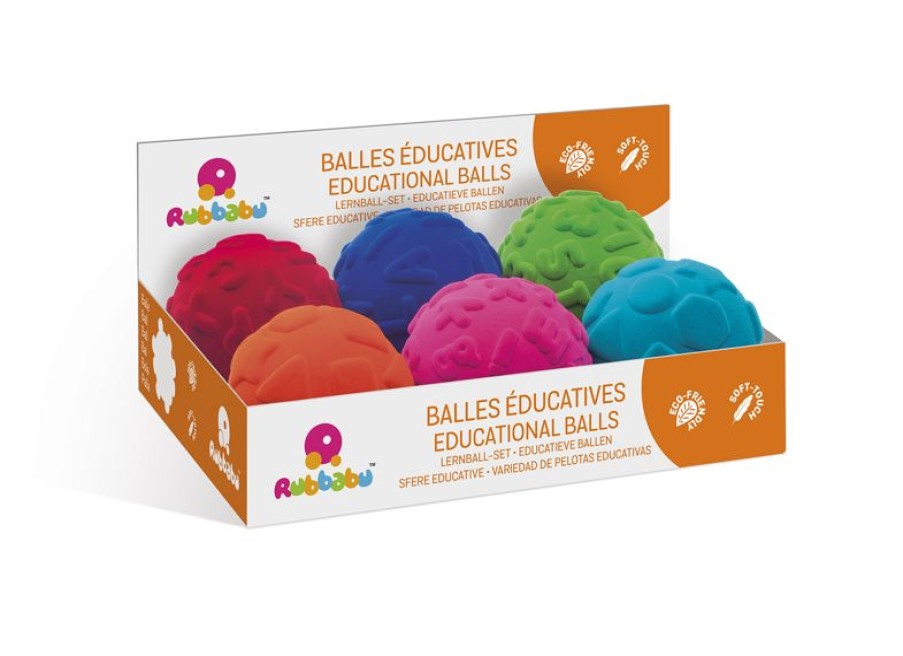 Rubbabu Juego De 6 Bolas Educativas - Rubbabu | Diabolos Y Malabares