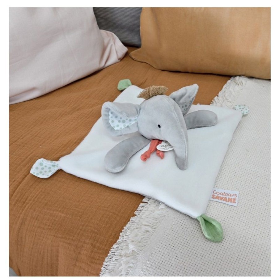 Doudou et Compagnie Peluche Elefante Gris 25 Cm - Doudou Et Compagnie | Doudous