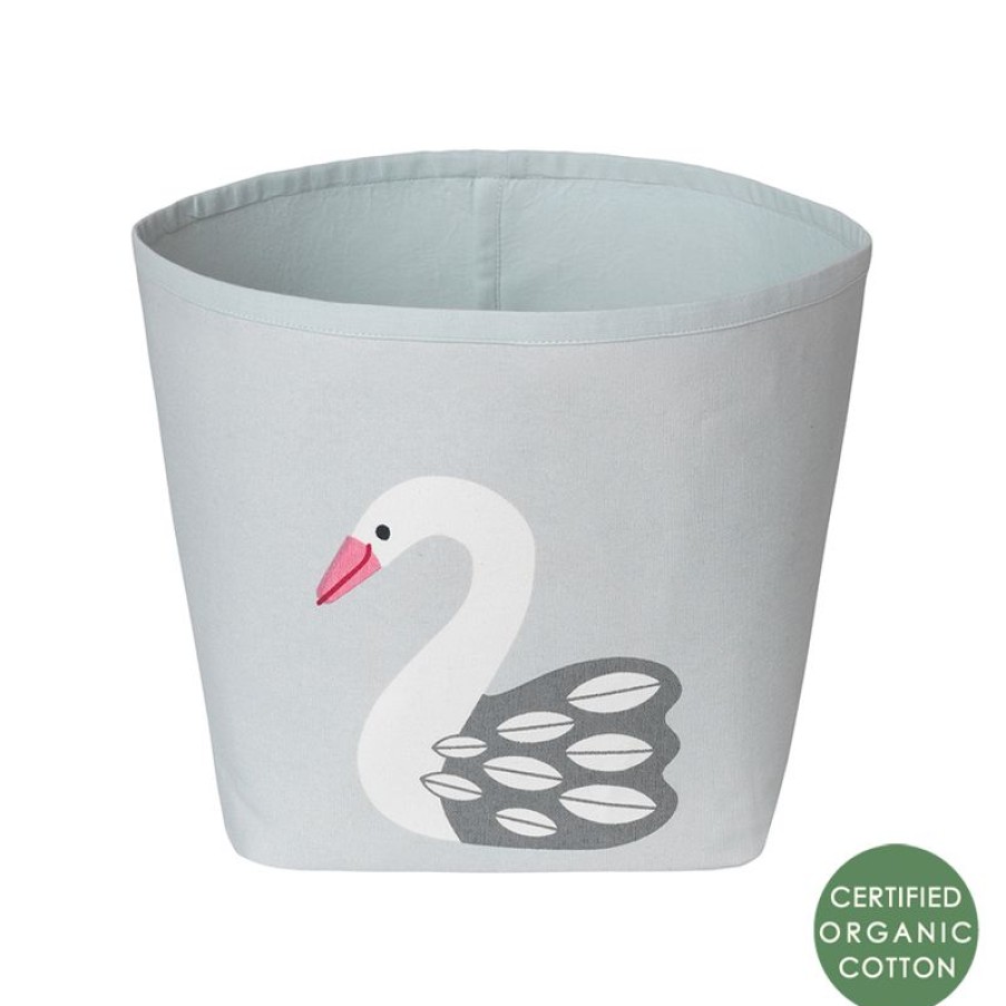 Franck & Fischer Ida Toy Basket Swan Light - Franck & Fischer | Cajas De Juguetes Y Muebles De Almacenamiento