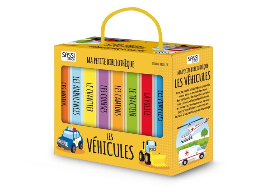 Sassi Junior Mi Pequena Biblioteca - Vehiculos - Sassi Junior | Libros