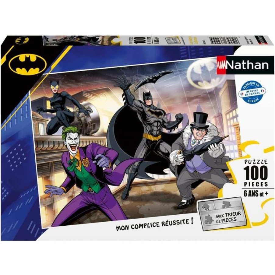 Nathan Puzzle Los Enemigos De Batman 100 Piezas - Nathan | Puzzles De 100 A 200 Piezas