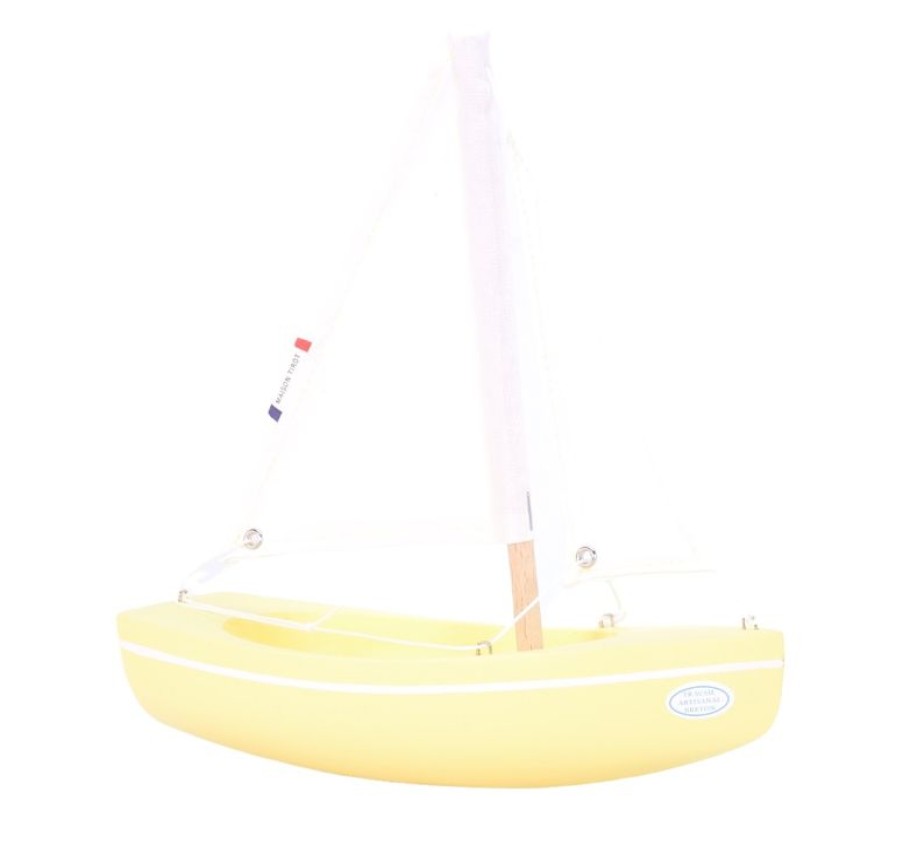 Maison Tirot Barco The Sloop Amarillo 21Cm - Maison Tirot | Barcos, Juguetes Para El Agua Y La Playa