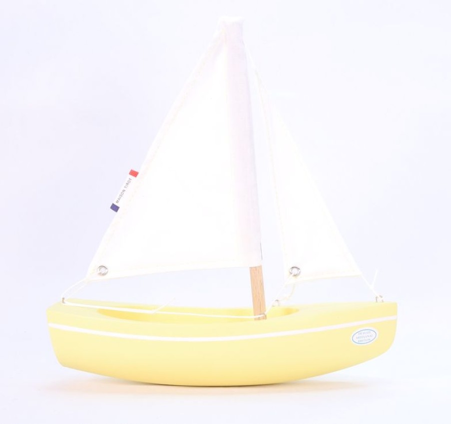 Maison Tirot Barco The Sloop Amarillo 21Cm - Maison Tirot | Barcos, Juguetes Para El Agua Y La Playa